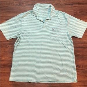 Classic Fit Striped Polo